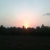 Sun set as seen in Udupi district