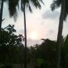 Sun set as seen in Udupi district