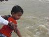 Kid Enjoying TB Dam Water