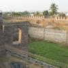 Dry water pond in Golconda Fort