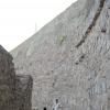 Huge wall of Golconda Fort