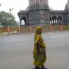 Lonely woman at Krishnapura Chhatri