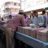 Patrons in Khajuri Bazaar