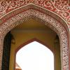 One Khadhi painted gate in city palace Jaipur