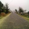 Sight of a Road in a Village After Hailstorm in Bardhaman