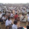 School students assembled on the JB college ground
