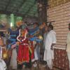 A performer of Vela pooram disguised as Kali