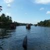 View from Front of Houseboat in Kochi, Kerala