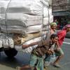 Hand pulled cart transportation in Kolkata