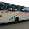 Green line tourist bus at Kerala