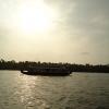 Sunshine view of Houseboat - Kumarakom