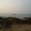 Rocks at Kovalam Beach, Thiruvananthapuram