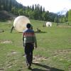 Zorbing site at SOLANG VALLEY