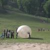Zorbing site at SOLANG VALLEY