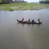 People travelling in boat