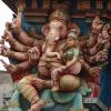 Lord Ganesh statue at Madurai temple...