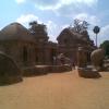Monument known as Draupadi ratha, view from west at Mahabalipuram