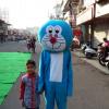 Kid with a Joker in Meerut