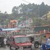 Commercial town area of Munnar