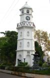 Clock Tower in the town of Muthialpet