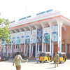 Railway station entrance building at Nagercoil