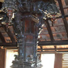 Padmanabhapuram Palace  Carved Jackfruit Pillar at Thai kottaram Mother's Palace