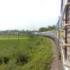 Beautiful curve of the train, Nagercoil