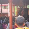 Ramachandran revolving the main temple after Aana Pooram after