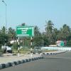 Exit point of Trivandrum International Airport