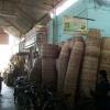 Bamboo baskets for sale at Rajapalayam A.K.D.D market...