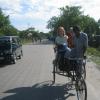 journey in cycle rickshaw - Siliguri