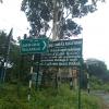 Road side assistance sign board for Thalamalai