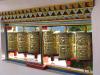 Holy wheels at Tawang Monastery