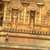 Statues on the wall of Temple - Tanjore