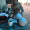 A man at work at Sri Ayyappa Fire works