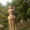 Statue of a beautiful lady at Veli