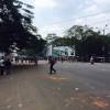 Road After Strike in Trivandrum, Kerala