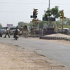 Tuticorin main road traffic light signal