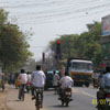 A view of Busy road at Thoothukudi