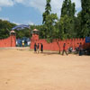 Visitors at Veerapandiya Kattapomman fort at Tuticorin