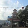 Gopura of Thiruvambadi for Thrissur Pooram