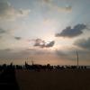 Sunset View at Chavakkad beach in Thrissur, Kerala