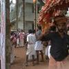 A Performer of Kaavadiyattom at a Temple Festival, Thrissur