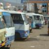 Buses Waiting in Stand Tirupati, Andhra Pradesh