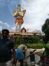 Front View of Garuda Statue, Tirupati