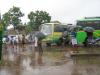 Looking for shelters during rain - Tiruvarur Bus Stop
