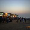 Night view of Goa beach