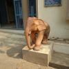 Memento of Elephant Made of Stone in Vellore