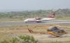 Flight landing at Vijayawada Airport