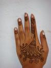Arabic henna design